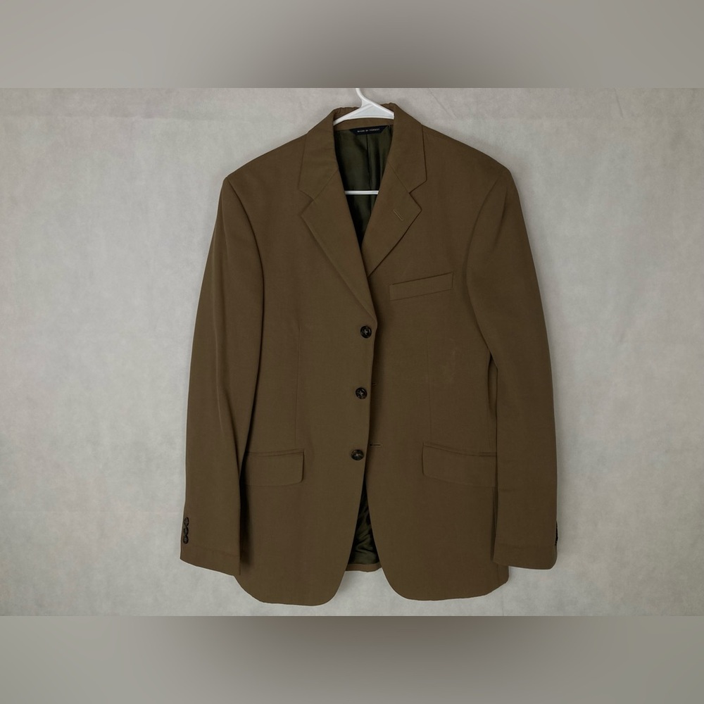 Banana Republic Tan Sport Coat with Notched Lapel
